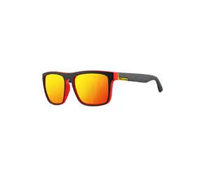 VeyRey Nerd polarisierte Sonnenbrille Teo rot