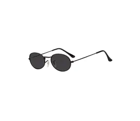 VeyRey Ovale Sonnenbrille Rutger Schwarz