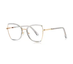 VeyRey Damen-Brille mit Blaulichtfilter, Zep Klargläser