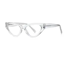 VeyRey Damen-Brille mit Blaulichtfilter, Sprimack, klare Gläser