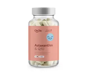 OlaOla Astaxanthin+Q10 zur Unterstützung der Vitalität / 60 Kapseln