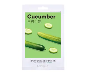 MISSHA Airy Fit Tuchmaske (Gurke) / Tuchmaske mit Gurkenextrakt / 19 g