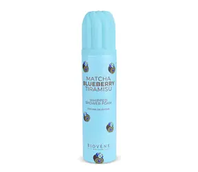 Biovene Flauschiger Duschschaum Matcha Blaubeer-Tiramisu / 250 ml