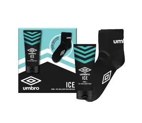 Umbro 2-in-1 Duschgel für Haar und Körper Ice 150 ml + Herrensocken / Duschgel für Haar und Körper