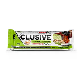 Amix Exklusiver Proteinriegel 85 g Pistazien-Karamell