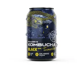 Prager's Kombucha 330 ml schwarz