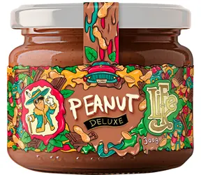 Lifelike Erdnussbutter Deluxe Schokolade Zimt 300 g