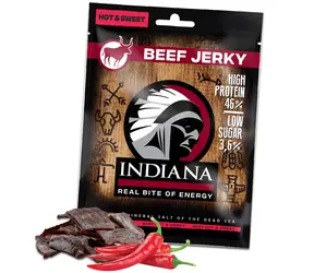 Indiana Jerky Rindfleisch 90 g scharf und süß