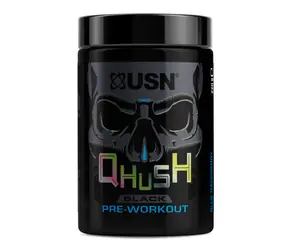 USN Qhush Black Pre-Workout 220 g Blaue Raspberry