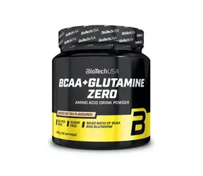 BioTech BCAA + Glutamin Null 480 g Peach -Eistee