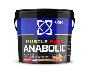 USN Muscle Fuel 4000 g Probierpackung (Schokolade, Erdbeere, Banane und Erdnüsse mit Karamell)