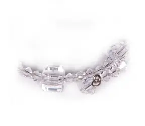 Crystal Spiralis Armband / Kristall / Stahl / Swarovski-Kristalle / Mittlere Geschenkbox