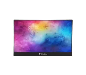14" Verbatim PM-14 schwarz / IPS / FHD 1920 x 1080 / 16:9 / 6 ms / 300 cd-m2 / 1200:1 / USB-C / HDMI / tragbar