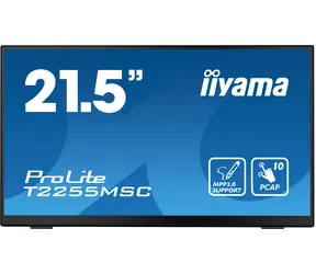 21,5" IIYAMA Prolite T2255MSC-B1 schwarz / IPS / 1920x1080 / 16:9 / 5ms / 1000:1 / 400cd / Lautsprecher / HDMI / DP 