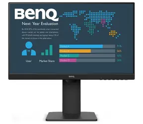 23.8" BenQ LED BL2486TC schwarz / 1920x1080 / IPS / 16:9 / 5ms / 1300:1 / 250cd-m2 / HDMI + DP + USB-C / VESA / Pivot
