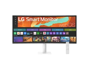 34" LG 34U601SA-W weiß / VA / 3440 x 1440 / 21:9 / 300 cd/m / 3000:1 / HDMI / Lautsprecher