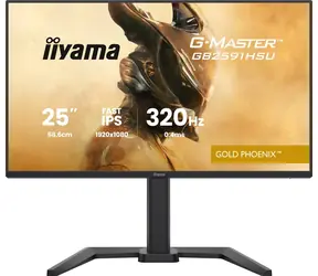 24,5" IIYAMA G-Master GB2591HSU-B1 schwarz / LED / IPS / 1920 x 1080 / 16:9 / 0,4 ms / 1000:1 / 350 cd/m / VESA