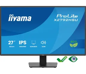 27" IIYAMA ProLite X2792HSU-B1 schwarz / LED / IPS / 1920 x 1080 / 16:9 / 3 ms / 1500:1 / 300 cd/m / VESA