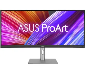 Asus ProArt PA34VCNV 34,1" Monitor, schwarz / LED / IPS / 3440 x 1440 / 21:9 / 5 ms / 1000:1 / 300 cd/m / DP + HDMI + USB-C / VESA