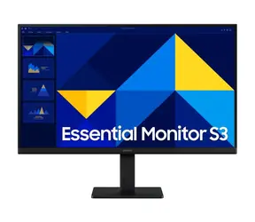 24" Samsung Essential S3 Schwarz / IPS / 1920 x 1080 / 16:9 / 5 ms / 1000:1 / 250 cd/m / HDMI + VGA / VESA