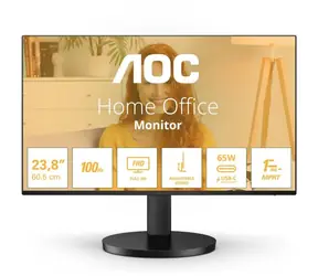 23,8" AOC 24B3CF2 Schwarz / IPS / 1920 x 1080 / 16:9 / 4 ms / 1300:1 / 250 cd/m / HDMI + USB-C / VESA