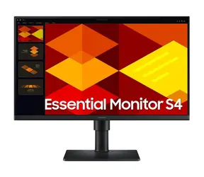 24" Samsung Essential S4 S24D406GAU Schwarz / IPS / 1920 x 1080 / 16:9 / 5 ms / 1000:1 / 250 cd/m / HDMI + DP / VESA