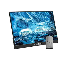 Ausgepackt - 15,6" Arzopa A1 GAMUT schwarz / IPS / 1920 x 1080 / 800:1 / 250 cd/m / Mini-HDMI + USB-C / tragbar / ausgepackt