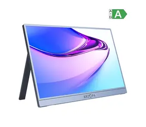 14" Arzopa A1S silbergrau / Tragbarer Monitor / 1920 x 1080p / 16:9 / 220 cd/m / USB-C / Mini-HDMI