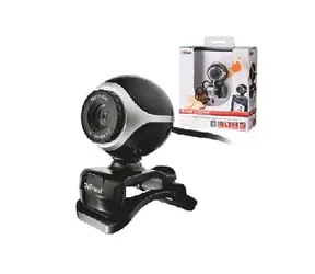 Trust Exis Webcam / Webcam / schwarz-silber