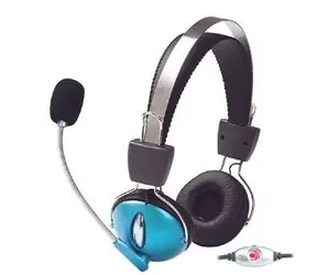 Manhattan Stereo-Kopfhörer mit Mikrofon / Multimedia / schwarz