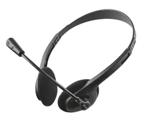 Trust Primo Chat Headset schwarz / Kopfhörer mit Mikrofon 