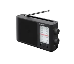 Sony ICF-506 schwarz / Tragbares Analogradio mit AM FM-Tuner