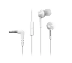 Panasonic RP-TCM115E-W weiß / Kopfhörer mit Mikrofon / 3,5-mm-Klinke / 1,2 m