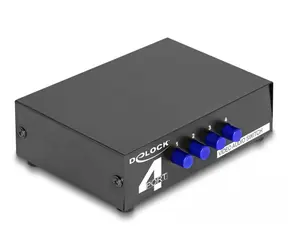 DeLock Audio - Video (Cinch) Switch 4-Port / manuell / bidirektional