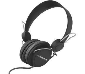 Esperanza EH148K Sensation schwarz / Stereo-Kopfhörer / 3,5-mm-Klinke / Lautstärkeregler / 3 m