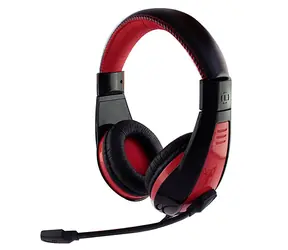 Media-Tech NEMESIS schwarz-rot / Gaming-Headset mit Mikrofon / USB / 1,9 m