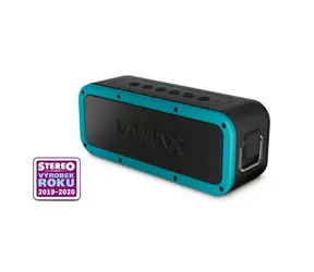 Lamax Storm1 Türkis / Bluetooth-Lautsprecher / 2 x 20 W / 6600 mAh / BT 5.0 / IP67 / AUX / microSD / NFC