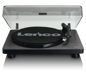 LENCO L-30B Schwarz / Plattenspieler / 33 & 45 U/min / USB-A / RCA / Vorverstärker