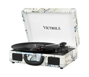 Victrola VSC-550BT weiß / Plattenspielergehäuse / 33 & 45 & 78 U/min / BT / RCA / 3,5-mm-Buchse / Lautsprecher