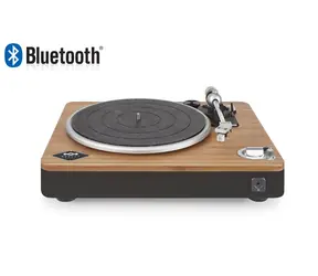 Marley Stir It UP Bluetooth - Signature Black / Retro-Plattenspieler / 33 & 45 U/min / BT 4.2 / RCA / AUX / Vorverstärker