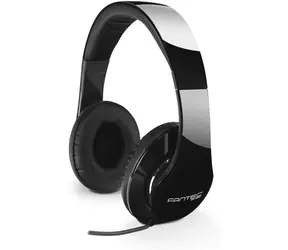 Fantec SHP-250AJ-BB schwarz / kabelgebundene Kopfhörer / 3,5-mm-Klinke / 40-mm-Treiber / Kabel 1,2 m