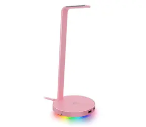 Razer Base Station Chroma Kopfhörerständer pink / 2xUSB / 3.mm Klinke / RGB LED