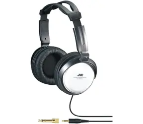 JVC HA-RX500 schwarz-weiß / Kopfhörer über den Kopf / Klinke 3,5 mm und 6,3 mm / 3,5 m
