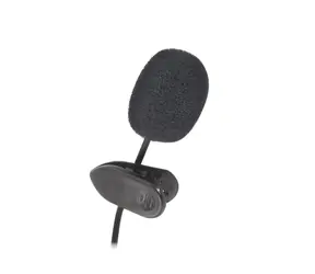 Esperanza EH178 schwarz / Mini-Mikrofon mit Clip / 3,5-mm-Klinke / 1,5 m Kabel