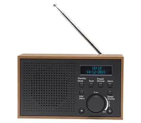 Denver DAB-46 grau / Tischradio / DAB+ / UKW / Netzteil oder 4X AA Batterien