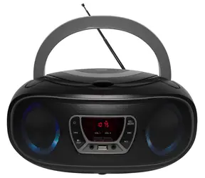 Denver TCL-212BT grau / Radio / FM / Bluetooth / CD / USB / 2x 2W