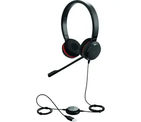 JABRA Evolve 30 II Stereo UC USB-A schwarz / Stereo-Headset / Mikrofon / USB-A + 3,5-mm-Klinke