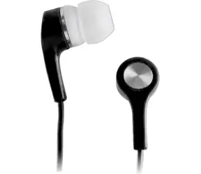 Setty GSM022087 schwarz / Kopfhörer mit Silikonstecker / Klinke 3,5 mm / 1 m
