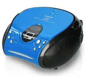 LENCO SCD-24 blau / UKW-Radio / CD-Player / 2x2W / 3,5mm Klinke