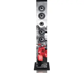 LENCO IBT-6 Roma / Säulenlautsprecher / 40 W / Bluetooth / FM / USB / SD / AUX / LCD 